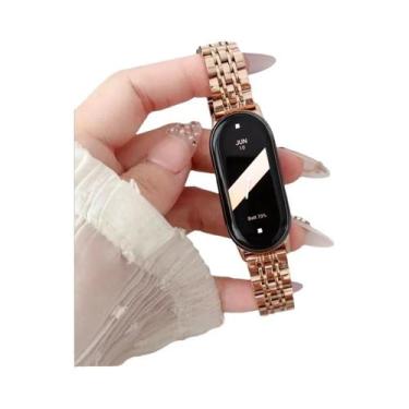 Imagem de Pulseira De Metal Unissex Para Xiaomi Mi Band 8 9 10 Com Ferramenta De