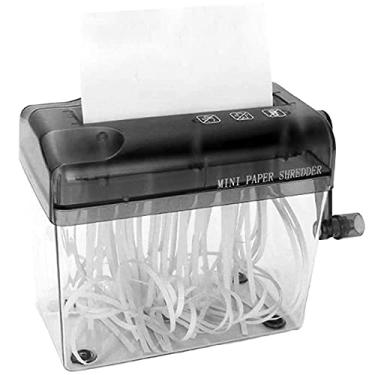 Imagem de Triturador manual portátil de papel Hand Shredder Ferramenta corte documentos para papelaria mesa escritório residencial