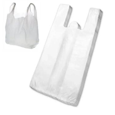 Imagem de Sacolas Branca 25x35 cm - Ultra//Rioplastic - Entrega Rápida