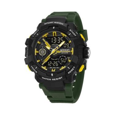 Imagem de Relógio Digital Militar Masculino À Prova D'Água Marca De Luxo Moda SA