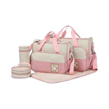 Imagem de Conjunto De Bolsa De Fraldas Para Bebê De Grande Capacidade Para Mães,