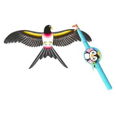 Imagem de Lljsszr Pipa de Brinquedo para Crianças E Adultos, Ideal para Atividades Na Praia, Acampamentos, Passeios de Verão E Jardinagem. Pipa de Uma Linha para Campin, Engolir