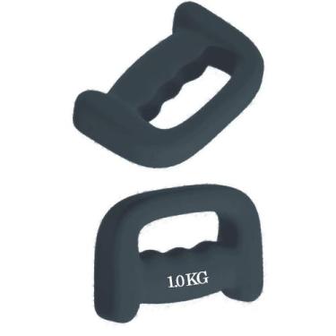 Imagem de Pesos De Mao Halteres Boxing Dumbell 1kg Revestido Musculacao Treino F