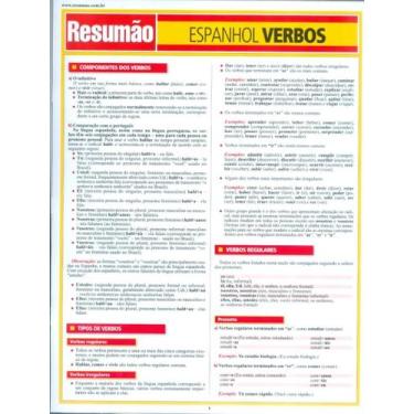 Imagem de Livro - Resumao - Espanhol Verbos, 1, 21.5 x 28.5