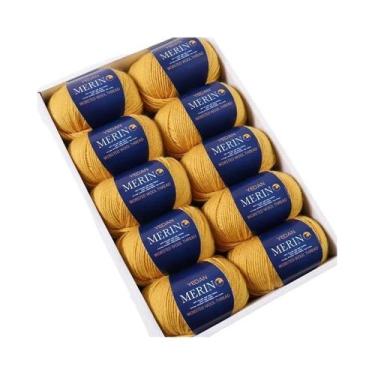 Imagem de Fio De Lã Fina De 500g Para Tricô Artesanal DIY Moda Outono Inverno Su