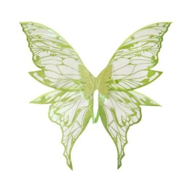 Imagem de Asas De Fantasia De Anjo Fada Brilhante Para Adultos Para Festa De Hal