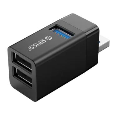 Imagem de Mini Hub Usb3.0/2.0 3 Em 1 - Mini-u32 - Orico - Preto