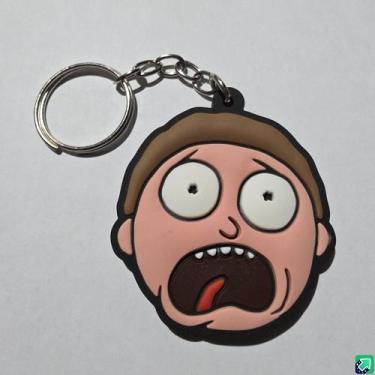 Imagem de Chaveiro geek emborrachado morty (rick and morty) (lfs079) - Génerico