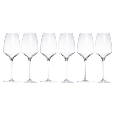 Imagem de Jogo de 6 Taças para Vinho - Eleganza - Cristal Ecológico - 440ml - Full Fit