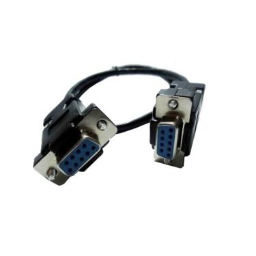 Imagem de Cabo DB9 Femea x DB9 Femea Serial x Serial RS232 1,80M