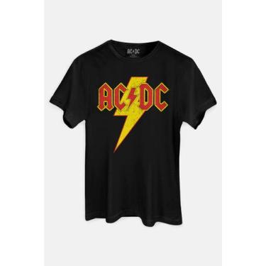 Imagem de Camiseta AC/DC Lightning - Piticas, GG, Preto