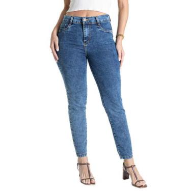 Imagem de Calça Jeans Sawary Cigarrete - 281625 - Azul 44, Azul, 44