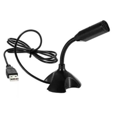 Imagem de Microfone De Mesa USB PC Gamer Desktop Notebook M-306 - OEM