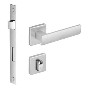 Imagem de Fechadura metro light externa cromo acetinado 55mm - IMAB