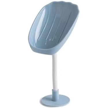 Imagem de Saboneteira, suporte de sabão em barra autodrenante para pia de banheiro, bandeja de sabão de drenagem resistente à ferrugem com design de fácil limpeza - Armazenamento de banheiro