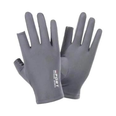 Imagem de Luvas De Pesca Ao Ar Livre Com Tela Sensível Ao Toque, Anti UV, Respir