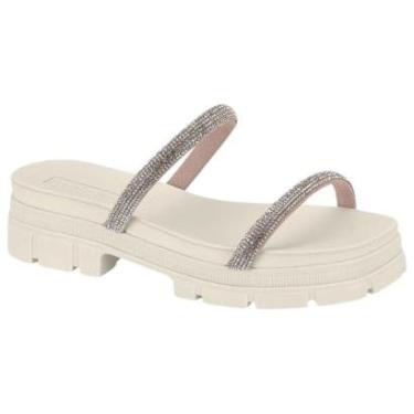 Imagem de Sandalia Papete Moleca Brilho Tratorada Feminina-Feminino