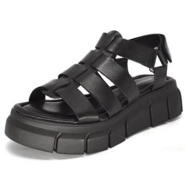 Imagem de Sandália Plataforma Bottero Fisherman Couro 357802-Feminino