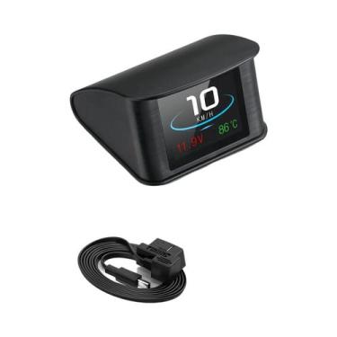 Imagem de Display Head-up OBD2 Para Carro, Velocímetro Digital TFT LCD, Consumo 