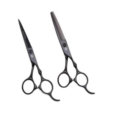 Imagem de Tesoura Profissional De Cabeleireiro Purple Dragon 5.5" 6" 440C Para D