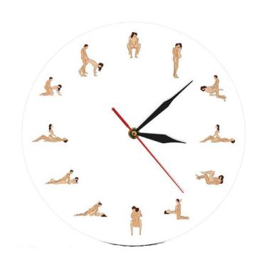 Imagem de Relógio de parede Novelty Anime Vinyl Record Love Position Men - yiwei