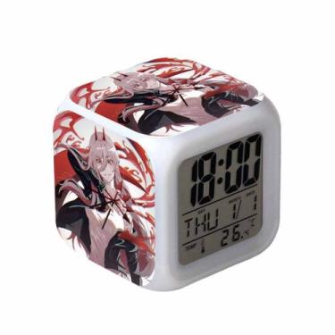 Imagem de Despertador Square LED Digital Motosserras Mans para crianças - yiweis