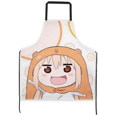 Imagem de Avental Himoutos Umaru-chan Anime Cooking, decoração de cozinha, 60x70
