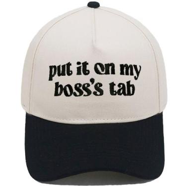 Imagem de Boné de beisebol Boné de caminhoneiro com texto bordado para adultos -