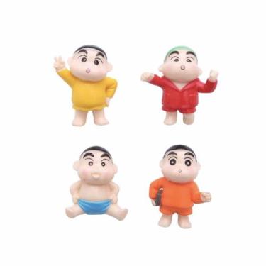 Imagem de Imãs de geladeira, 4 unidades/lote, lápis de cor Shins chans Boochans 