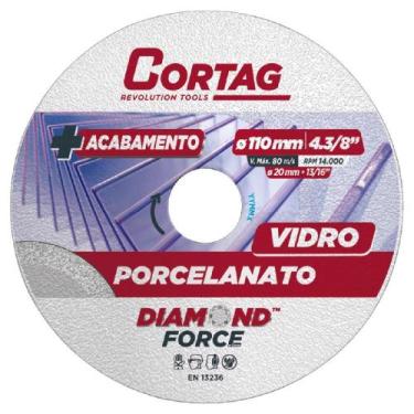 Imagem de Disco Diamantado Porcelanato/Vidro 110Mm (62796) - Cortag