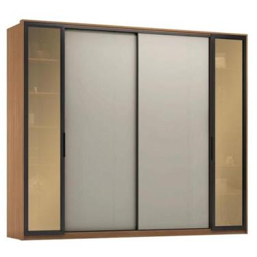 Imagem de Guarda Roupa Casal Laredo D44910K Amêndola Touch Nude Prime Flex com P