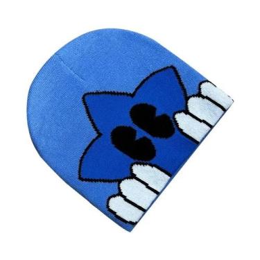 Imagem de Gorro Unissex Quente De Lã Estampado Estilo Y2K, Acessório Hip Hop - N