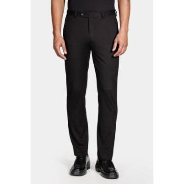 Imagem de Calça Aramis Alfaiataria Malha Supler Slim Preto-Masculino