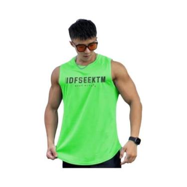 Imagem de Camiseta Regata Masculina Em Malha Respirável Para Academia, Fitness, 
