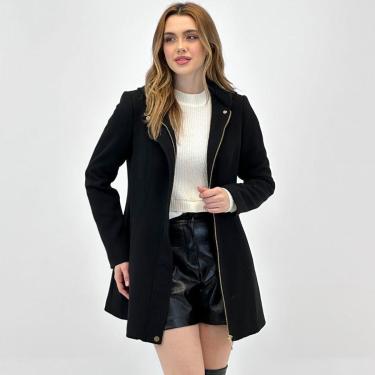 Imagem de Casaco Malise 7/8 em Malha Executive com Capuz Feminino-Feminino