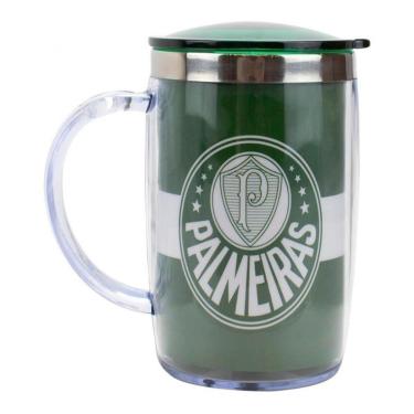 Imagem de Caneca Térmica Com Tampa 450ml Oficial Palmeiras-Unissex
