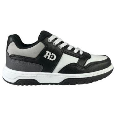 Imagem de Tênis Redikal Masculino Skate Casual Sola Caixa Original Preto Cinza Urbano-Masculino