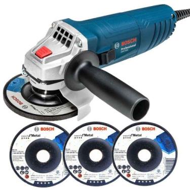 Imagem de Esmerilhadeira Industrial GWS - 850 115mm + 3 Disco Bosch
