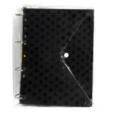 Imagem de Fichário Caderno Argolado A4 Color com Capa Acp + Bloco 96F, Preto