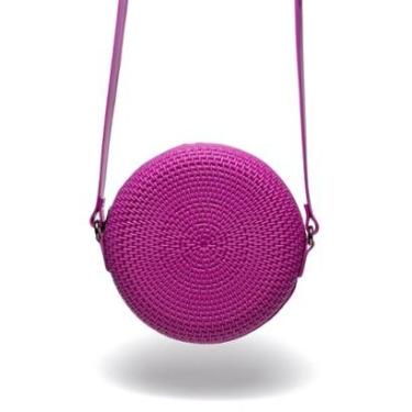 Imagem de Bolsa Feminina Transversal Pequena de Lado Redonda Quebeck VK-Feminino