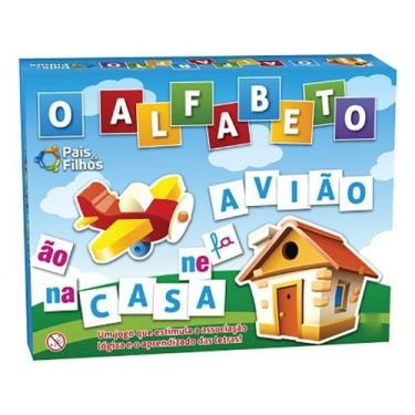Imagem de Jogo Didatico O Alfabeto Formando Palavras Aprenda Brincando - PaiseFi