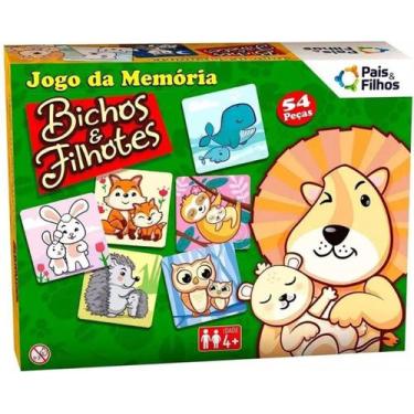 Imagem de Jogo da memoria - bichos e filhotes - PaiseFilhos