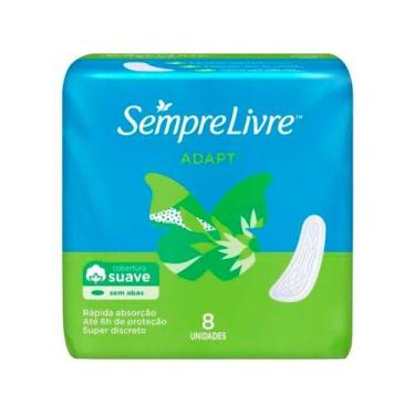 Imagem de Absorvente Cobertura Suave Sem Abas Sempre Livre 8 Unidades