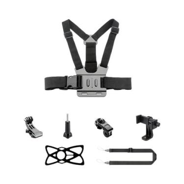 Imagem de Suporte De Peito Para Celular Com Tripé Anti-Vibração Para Gravação Em