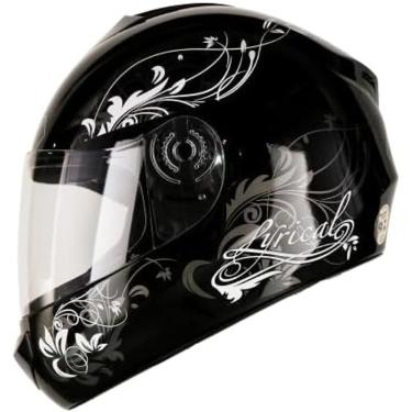 Imagem de Capacete Fechado Moto Young HG Lyrical Preto/Branco Fly 