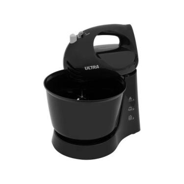 Imagem de batedeira com pedestal ultra/mondial b11 3velocidades 110V, Preto, 110
