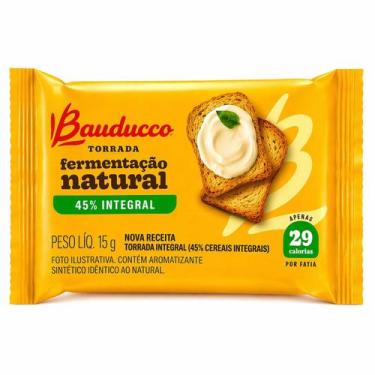 Imagem de Torrada Integral Bauducco Sachê 15g Pacote C/10 Unidades, 10 unidades