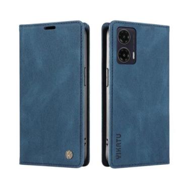 Imagem de Capa Flip De Couro Para Motorola Moto G Series G86 G85 G84 G75 G56 G55