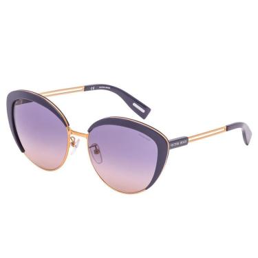 Imagem de Óculos de Sol Victor Hugo SH1270 09MW/58 Azul-Feminino