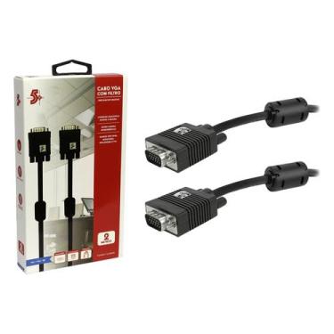 Imagem de Cabo Vga 2 Metros Para Monitor Db-15 Com Filtro Blindado - Pix